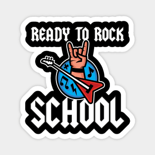 Ready To Rock School Magnet