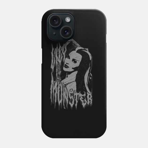 Lily Munster (Distressed Version) Phone Case by The Dark Vestiary