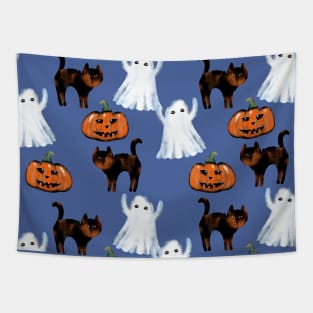 Halloween Pattern Tapestry