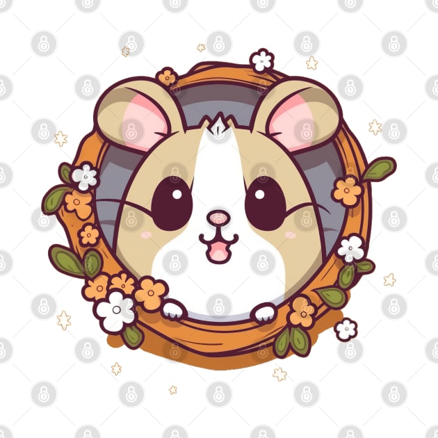 Cute Kawaii Hamster by Kawaii Cuties