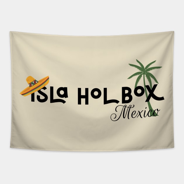 .Isla Holbox Mexican island Tapestry by afmr.2007@gmail.com