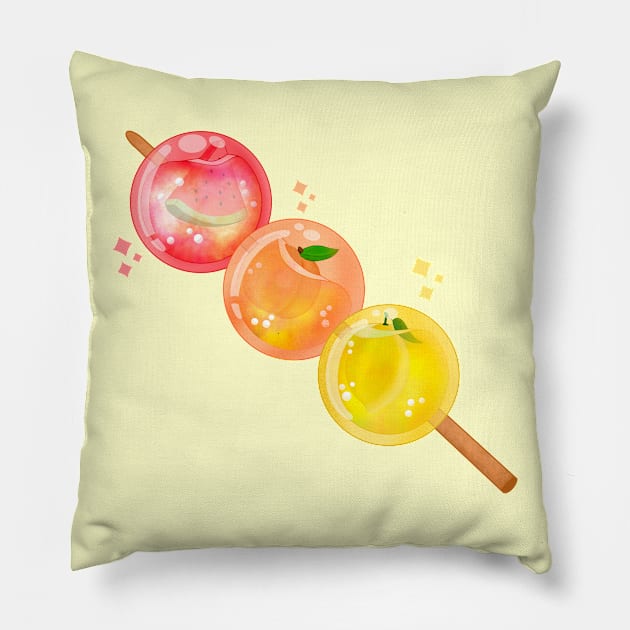 Yummy Dango Pillow by Kimprut