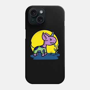 purple monster Phone Case