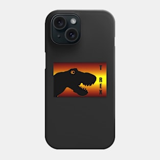 T rex design A Phone Case