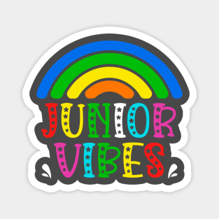 Junior Grade Vibes Rainbow Back to School Kids Teacher Magnet