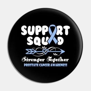 Prostate Cancer Gastroparesis Awareness Support Squad Stronger Together - In This Family We Fight Together Pin