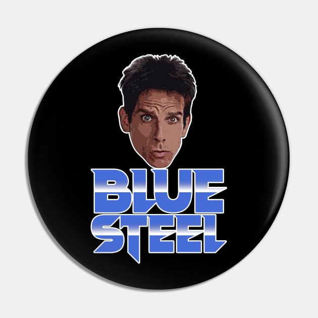 Blue Steel Zoolander Pin by scribblejuice