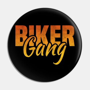 Biker Gang,  Retro Vintage outdoor Cycling Lover Pin