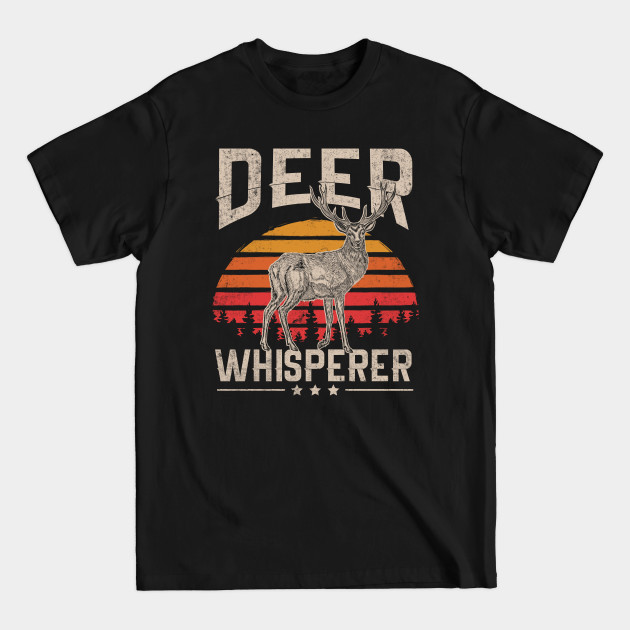 Discover Retro Vintage Style Deer Hunting Whisper Gift For Hunter - Deer Hunting - T-Shirt