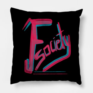 mr. robot - fsociety.dat graffity Pillow