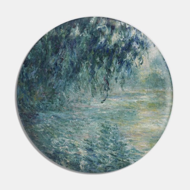 Morning on the Seine by Claude Monet Pin by Classic Art Stall