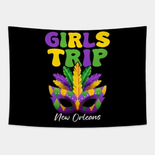 girls trip new orleans Mardi Gras Tapestry