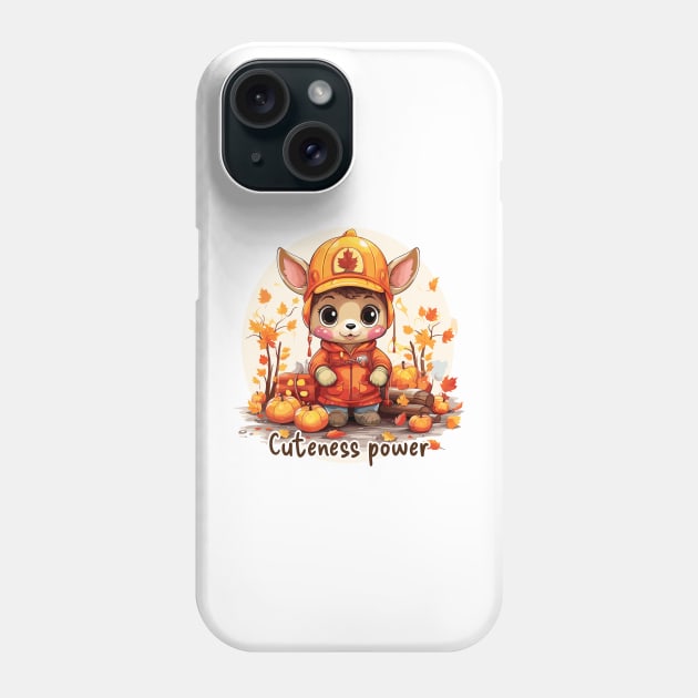 Cuteness power Phone Case by JessCrafts