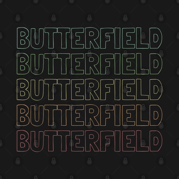 Butterfield Name Pattern by Insert Name Here
