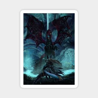 Death Lurks in the Light of the Darkness Magnet