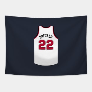 Clyde Drexler Portland Jersey Qiangy Tapestry