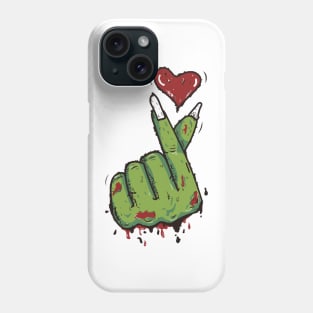 Love Zombie Design Phone Case