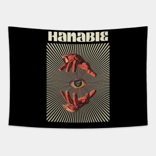 Hand Eyes Hanabie Tapestry