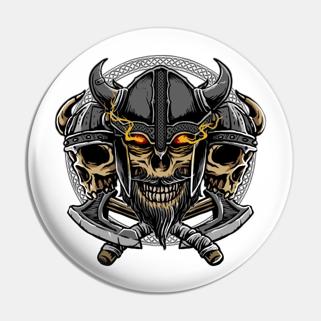 Viking Warrior Pin by Mako Design 