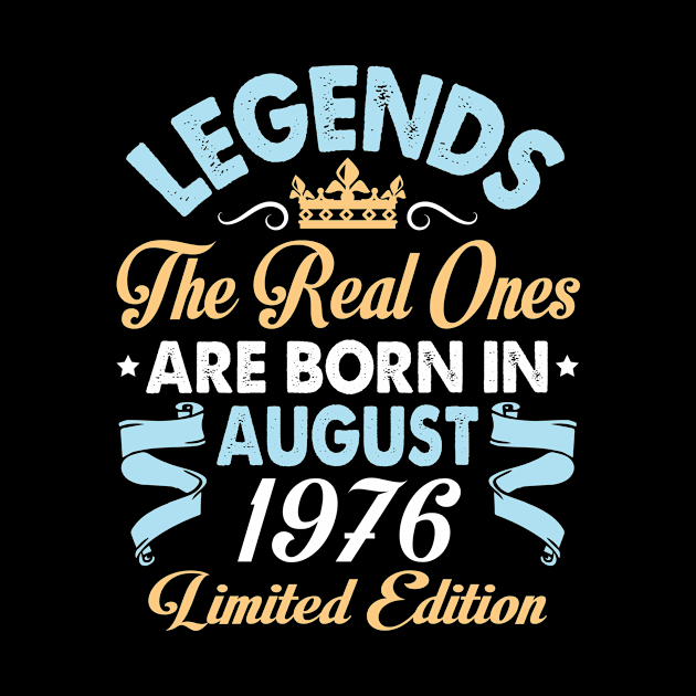 Legends The Real Ones Are Born In August 1966 Happy Birthday 54 Years Old Limited Edition by bakhanh123