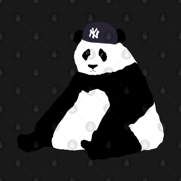 Yankee No Brim Panda by lodesignshop