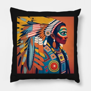 Native American art Pillow