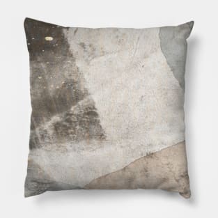 Metallic Brown Grunge Pillow