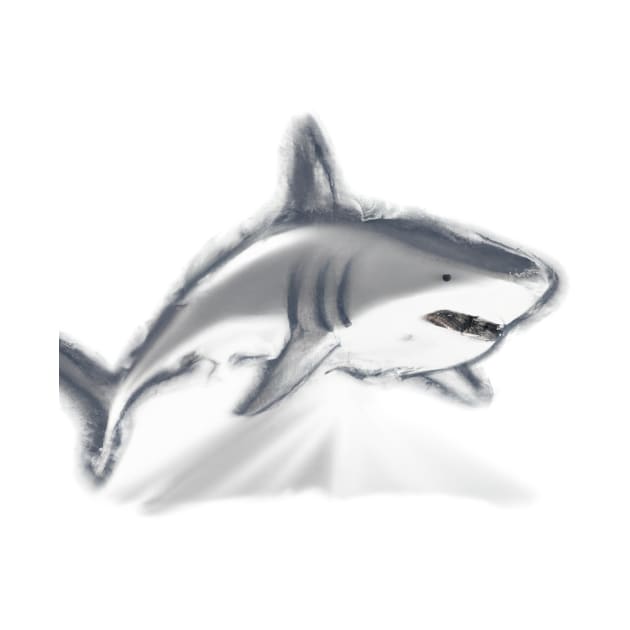 Cute Shark Drawing by Play Zoo