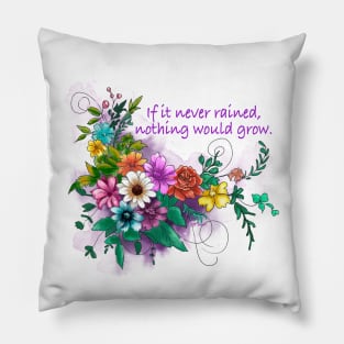 Inspirational Quote, Cancer Pillow