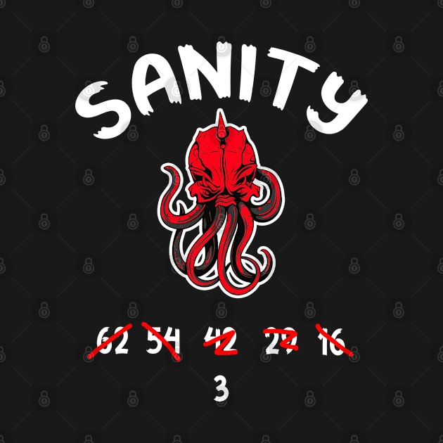 Sanity Octopus Roleplay Dice D100 Tabletop Gift by Schimmi