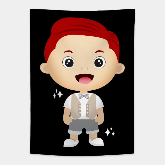 Little Boy Tapestry by Riczdodo