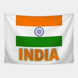 The Pride of India - Indian National Flag Design Tapestry