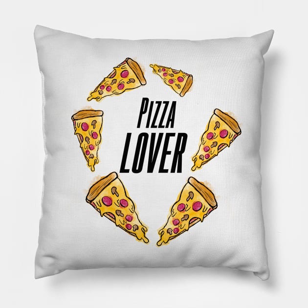 Pizza lover Pillow by jessperezes