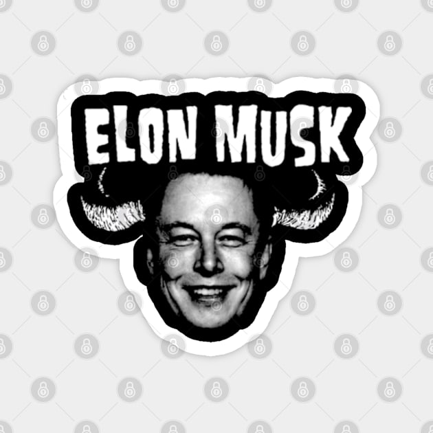 Elon Musk X Misfits Magnet by The New Politicals