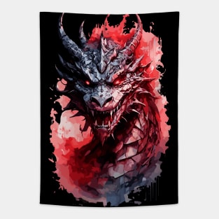 Dragon Red Tapestry