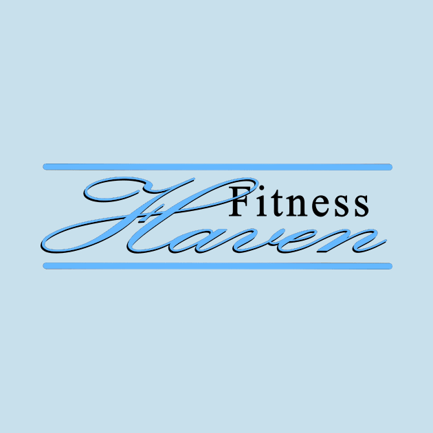 Fitness Haven Logo T (blue) by Affiliate_meltonart