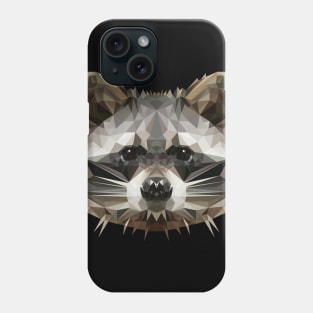 Cute raccoon Racoon Polygon head gift Phone Case