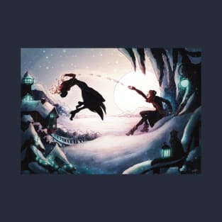 Death and Dream snowball fight T-Shirt