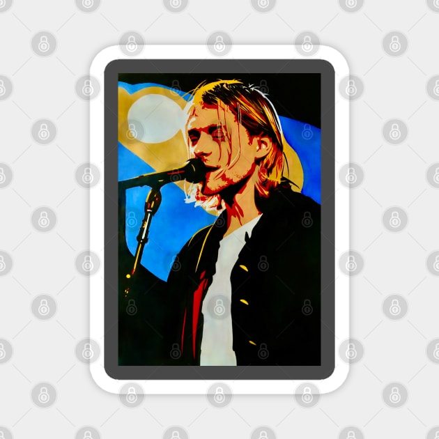Kurt Cobain Magnet by create