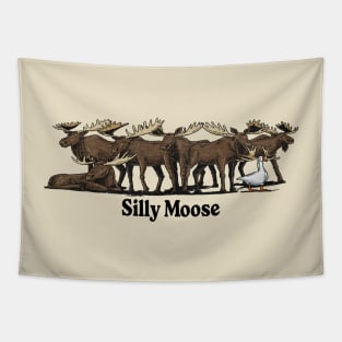 Silly Moose Tapestry