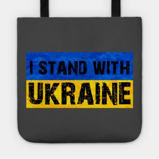 I Stand with Ukraine Ukrainian War 2022 Tote