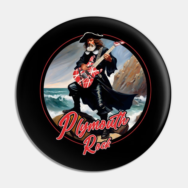 Plymouth Rock and Roll Pin by theDarkarts