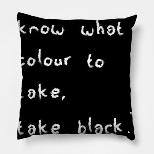 Black is beautiful Pillow