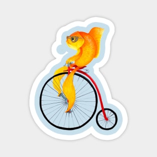 Penny Farthing Fish Magnet