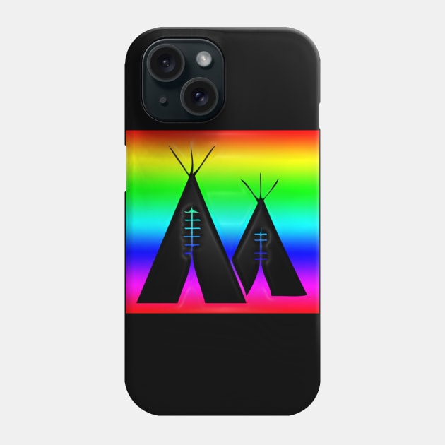 Western Era - Teepee Phone Case by The Black Panther