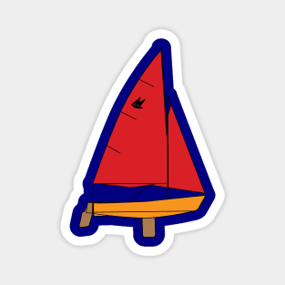 Mirror Dinghy Sailboat Magnet