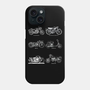 Vintage Motorbikes Phone Case