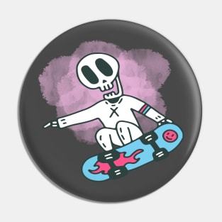 how to ride a skateboard, skateboard skeletons Pin