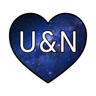 Initials - U & N (Space) T-Shirt