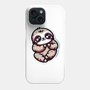 Cute kawaii baby sloth Phone Case